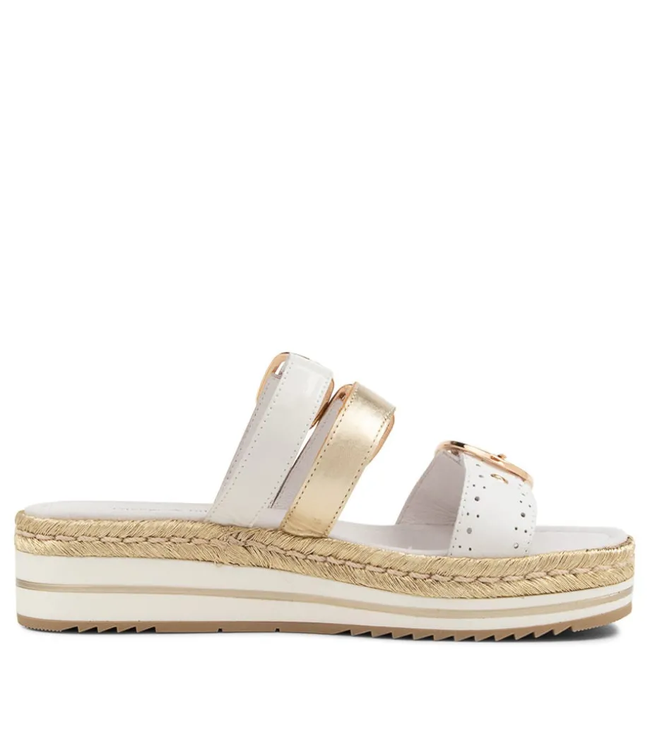 Abbas White Multi Slides