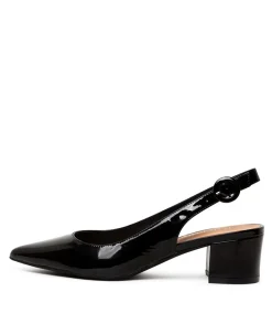 Abigale Black Patent Leather