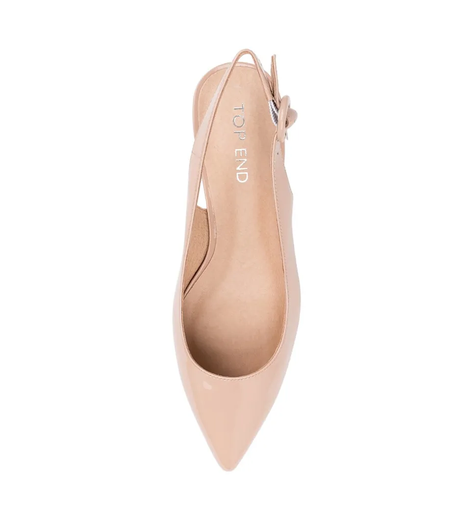 Abigale Nude Patent Leather