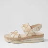 Acke Camel Almond Leather Sandals