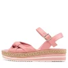 Adah Pretty Pink Leather Espadrilles