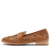 Addah Lrg Tan Leather Loafers