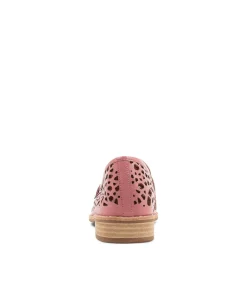 Addah Pretty Pink Leather Loafers