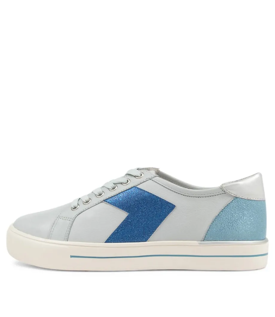 Aditi W Pale Blue Multi Sneakers