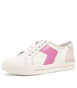 Aditi W White Fuchsia Multi Sneakers