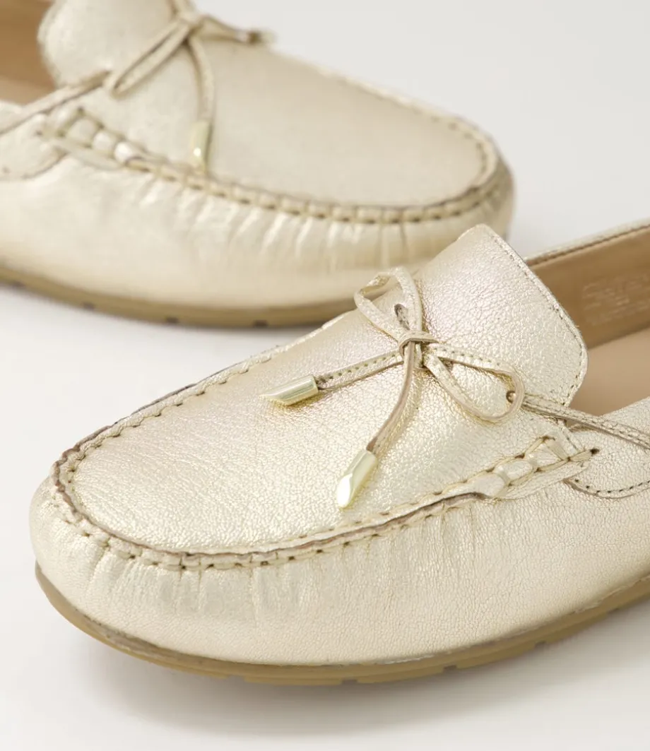 Alabama Sport 12 Platin Leather Flat Shoes