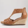 Albert Dark Tan Leather Espadrilles