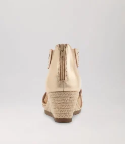 Albert Platinum Leather Espadrilles