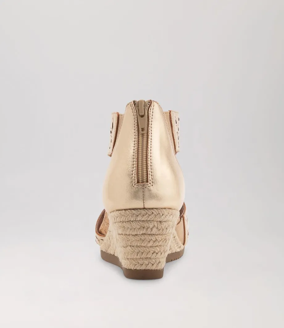 Albert Platinum Leather Espadrilles