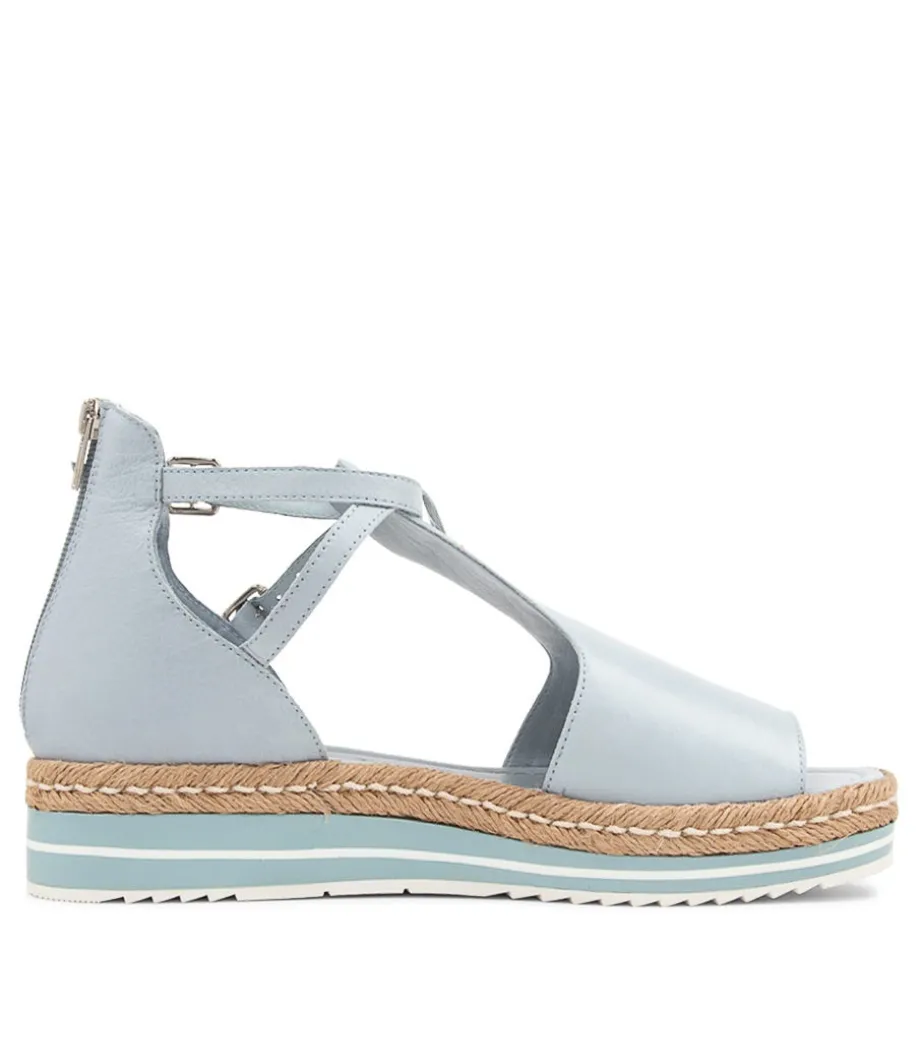 Alexys Denim Leather Espadrilles