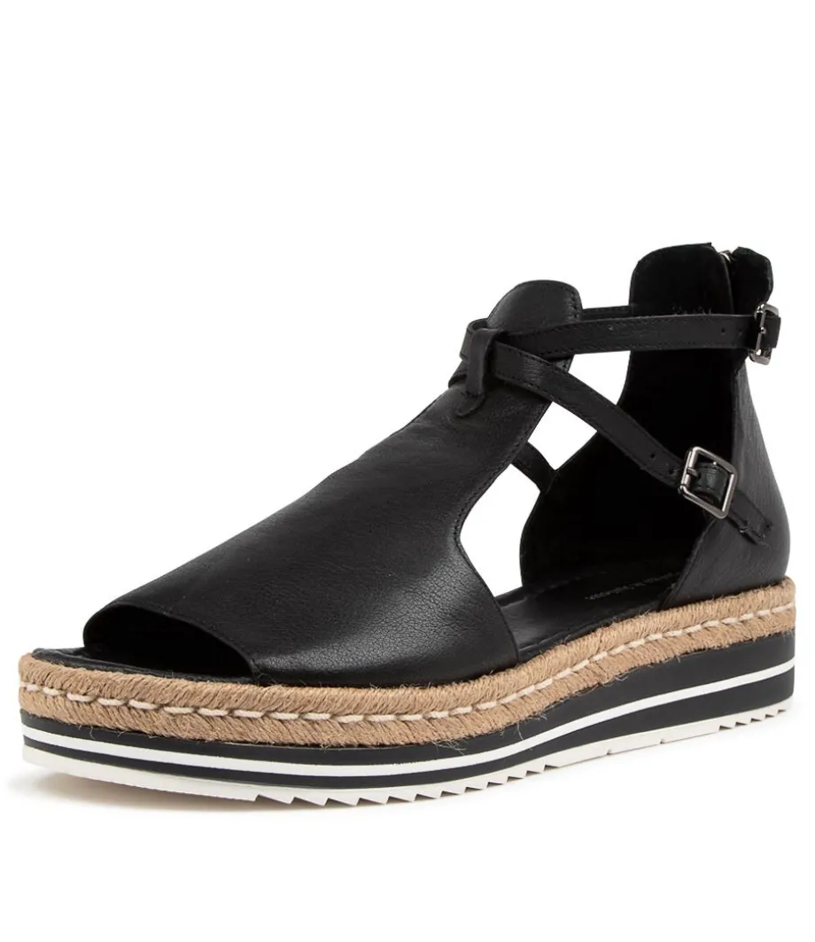 Alexys Lrg Black Leather