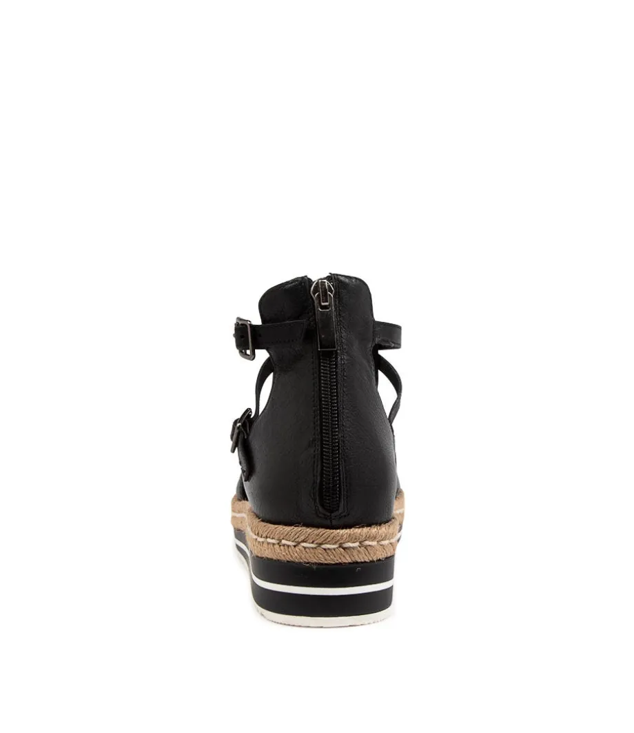 Alexys Lrg Black Leather