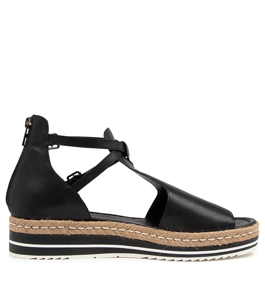Alexys Lrg Black Leather