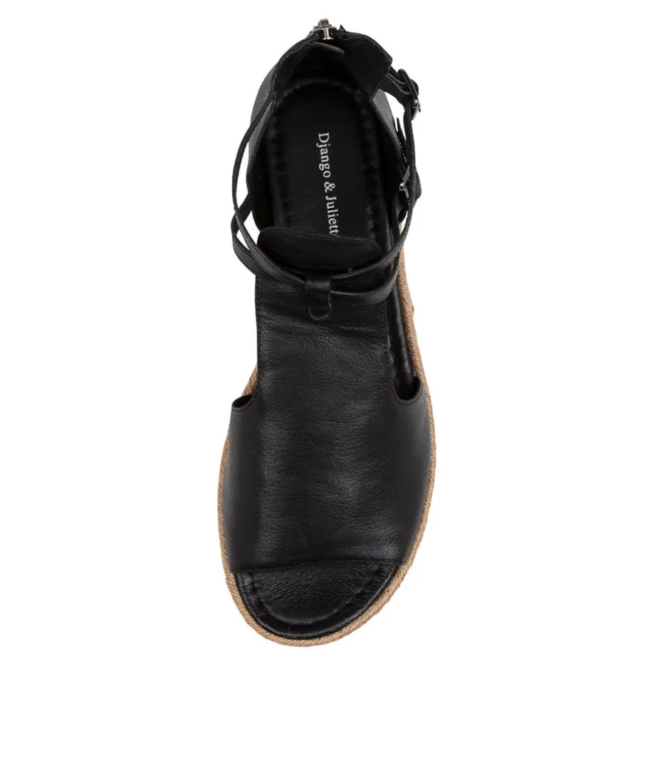 Alexys Lrg Black Leather