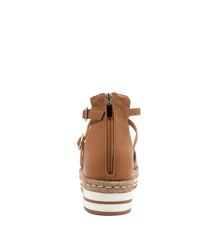 Alexys Lrg Dk Tan Leather