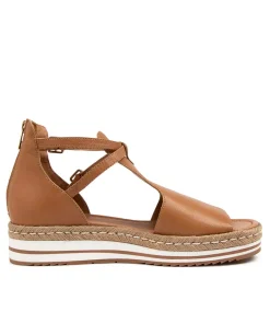Alexys Lrg Dk Tan Leather