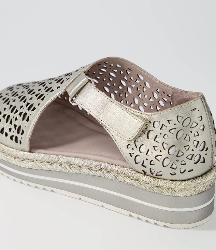 Alkiet Argento Argento Rope Leather Espadrilles