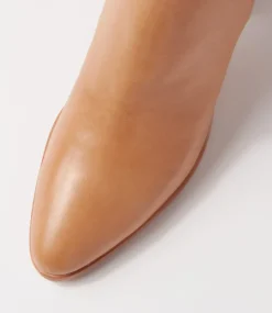 Allouta Cappuccino Leather Knee High Boots