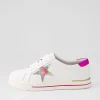Alysia W White Multi Dot Sneakers