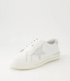 Alysia W White Silver Speckle Multi Sneakers