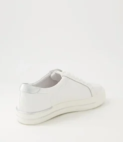Alysia W White Silver Speckle Multi Sneakers