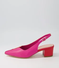 Amedeo Fuchsiaorange Multi Heels