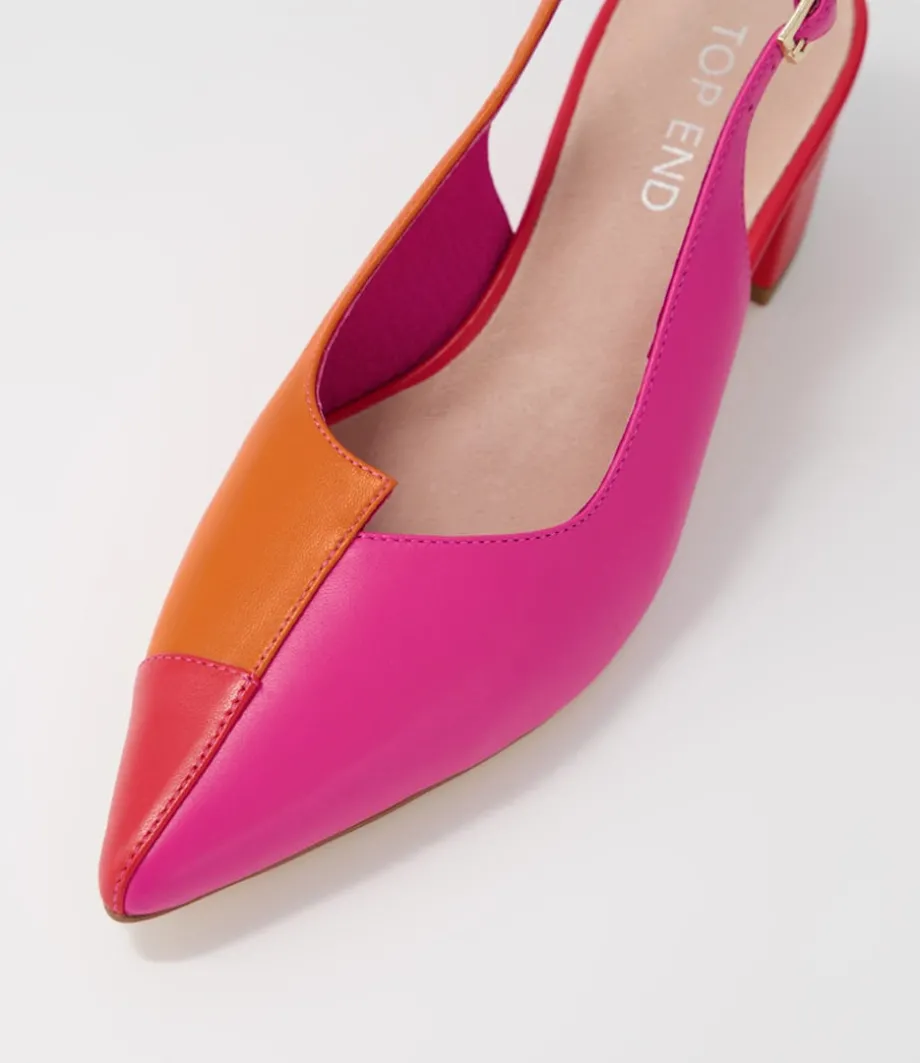 Amedeo Fuchsiaorange Multi Heels