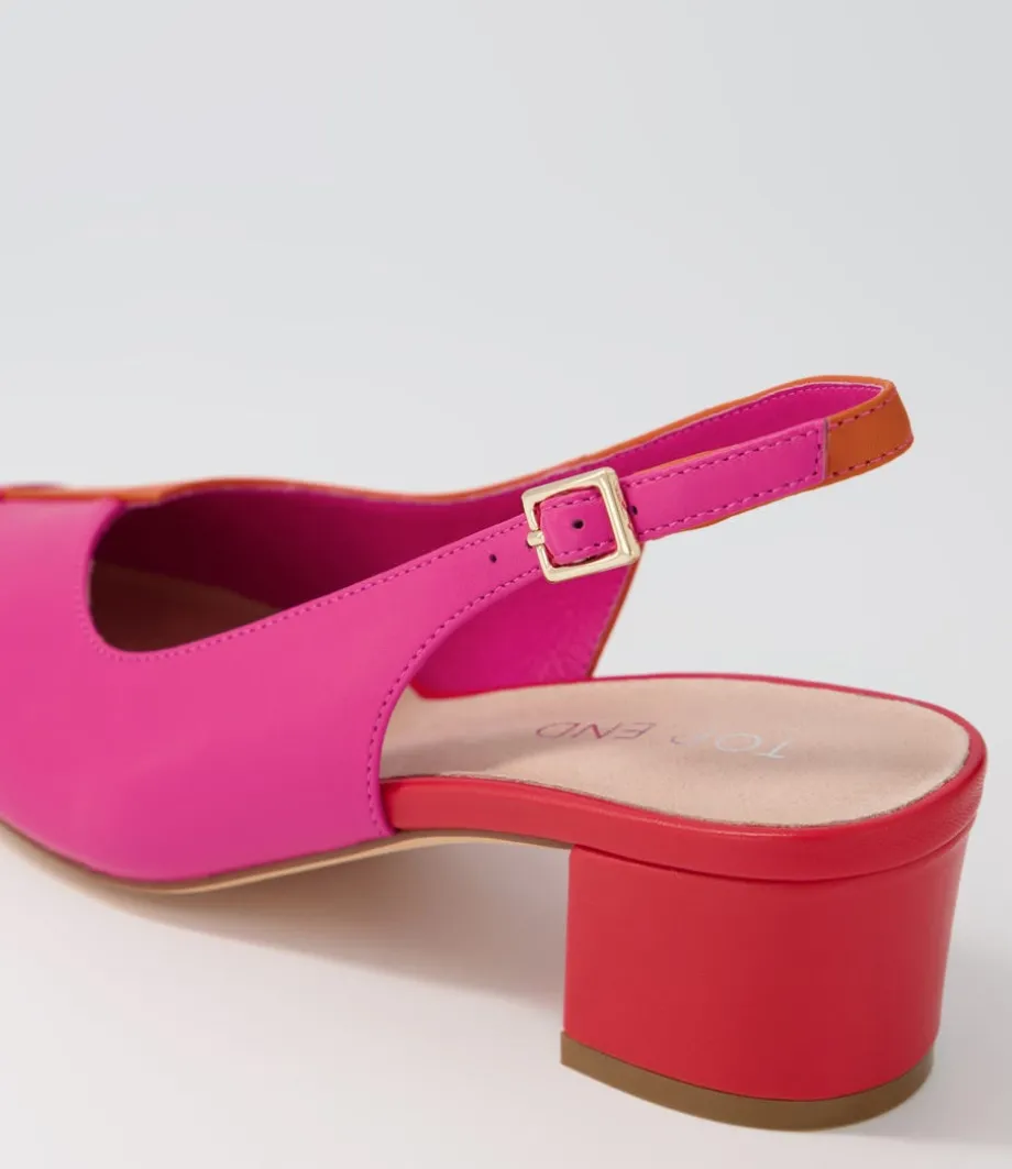 Amedeo Fuchsiaorange Multi Heels