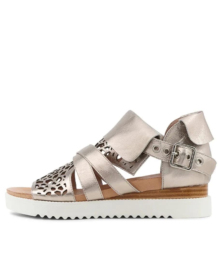 Ammar Platino Leather Sandals Ws