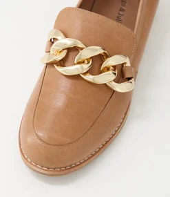 Ampard Cappuccino Leather Loafers