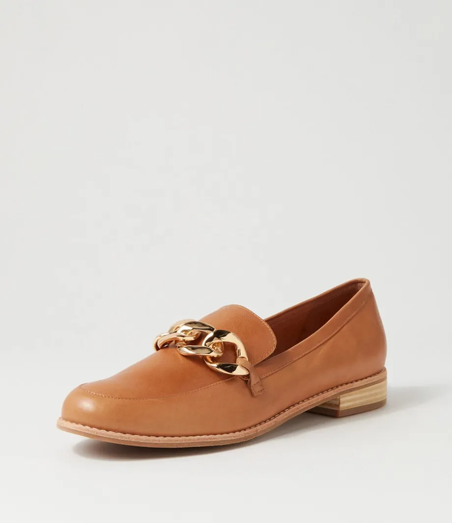 Ampard Lrg Tan Leather Loafers