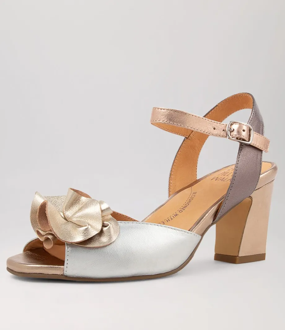 Antonia W Metallic Multi Leather Sandals