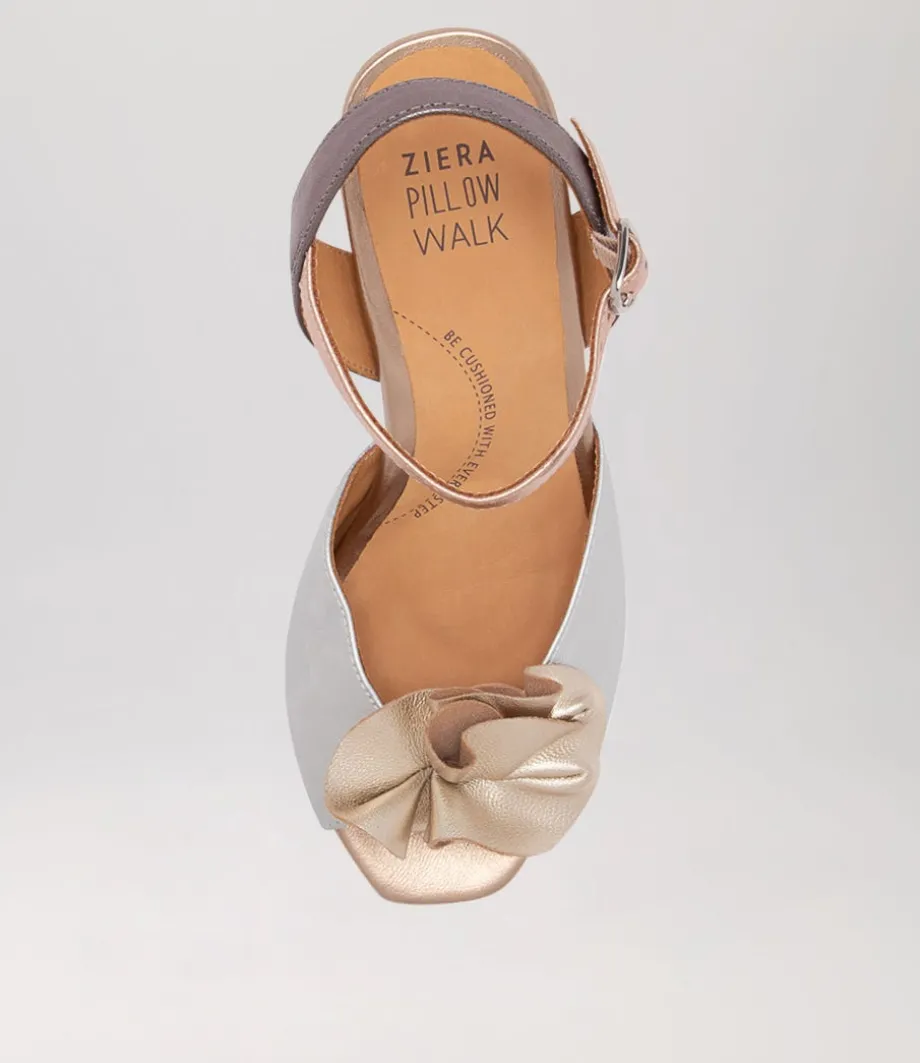 Antonia W Metallic Multi Leather Sandals
