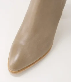 Astronomy Smoke Leather Ankle Boots