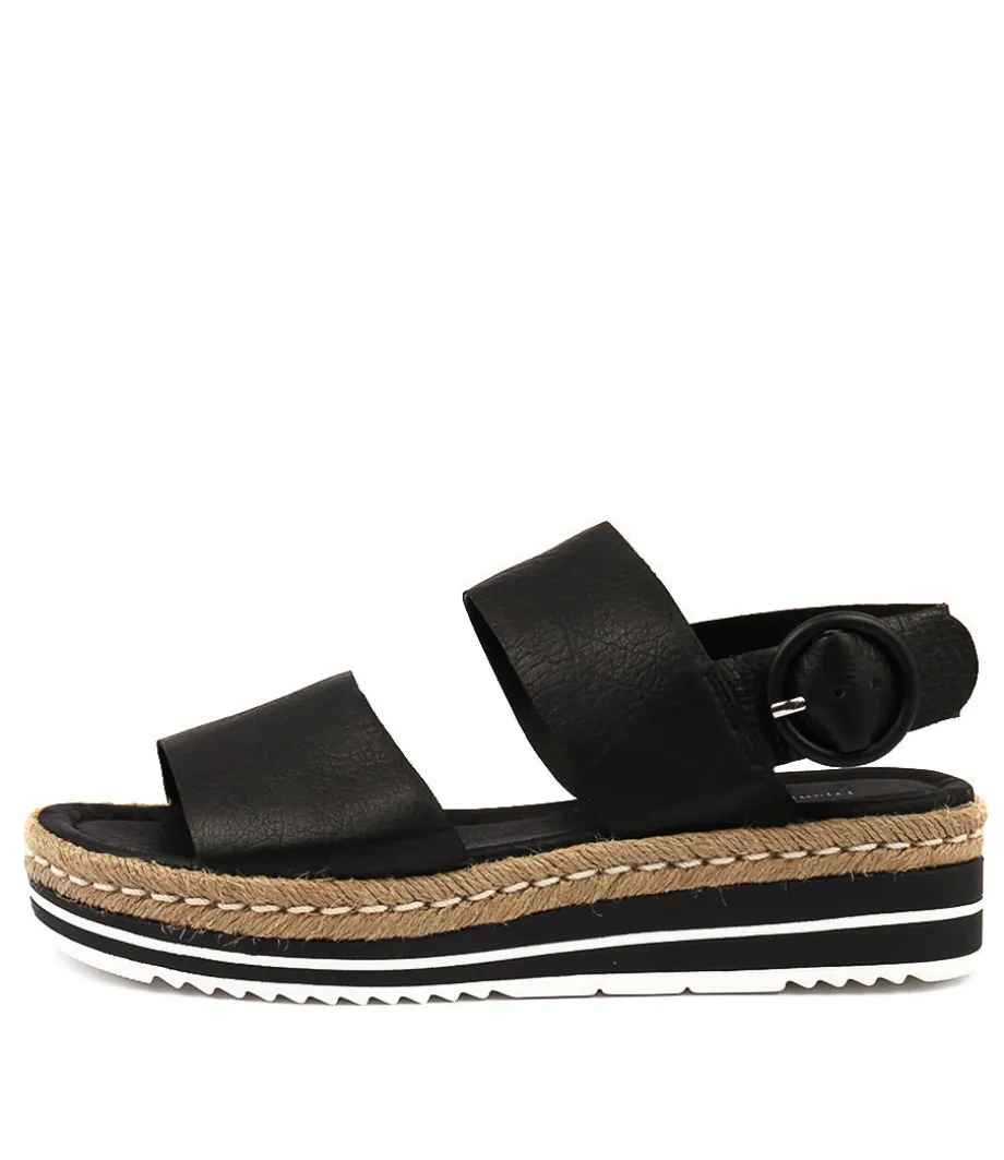 Atha Black Leather