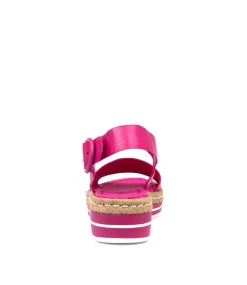 Atha Fuchsia Leather