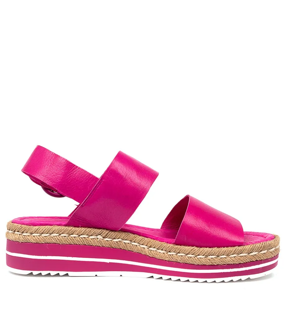 Atha Fuchsia Leather