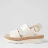 Atha Ivory Patent Leather Sandals