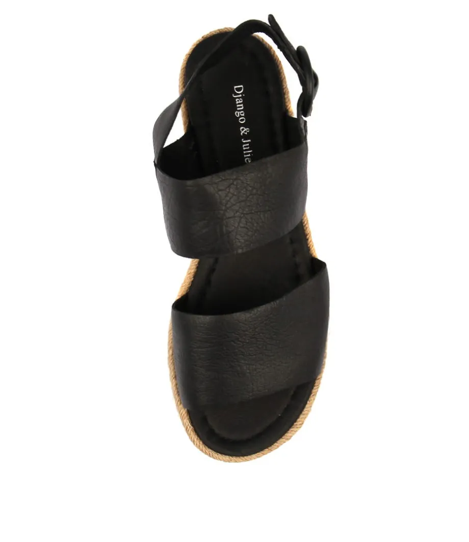 Atha Lrg Black Leather