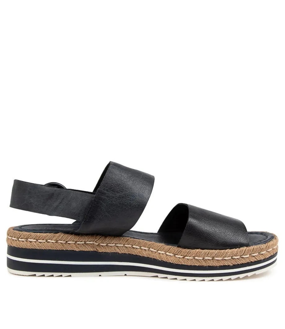 Atha Lrg Navy Leather