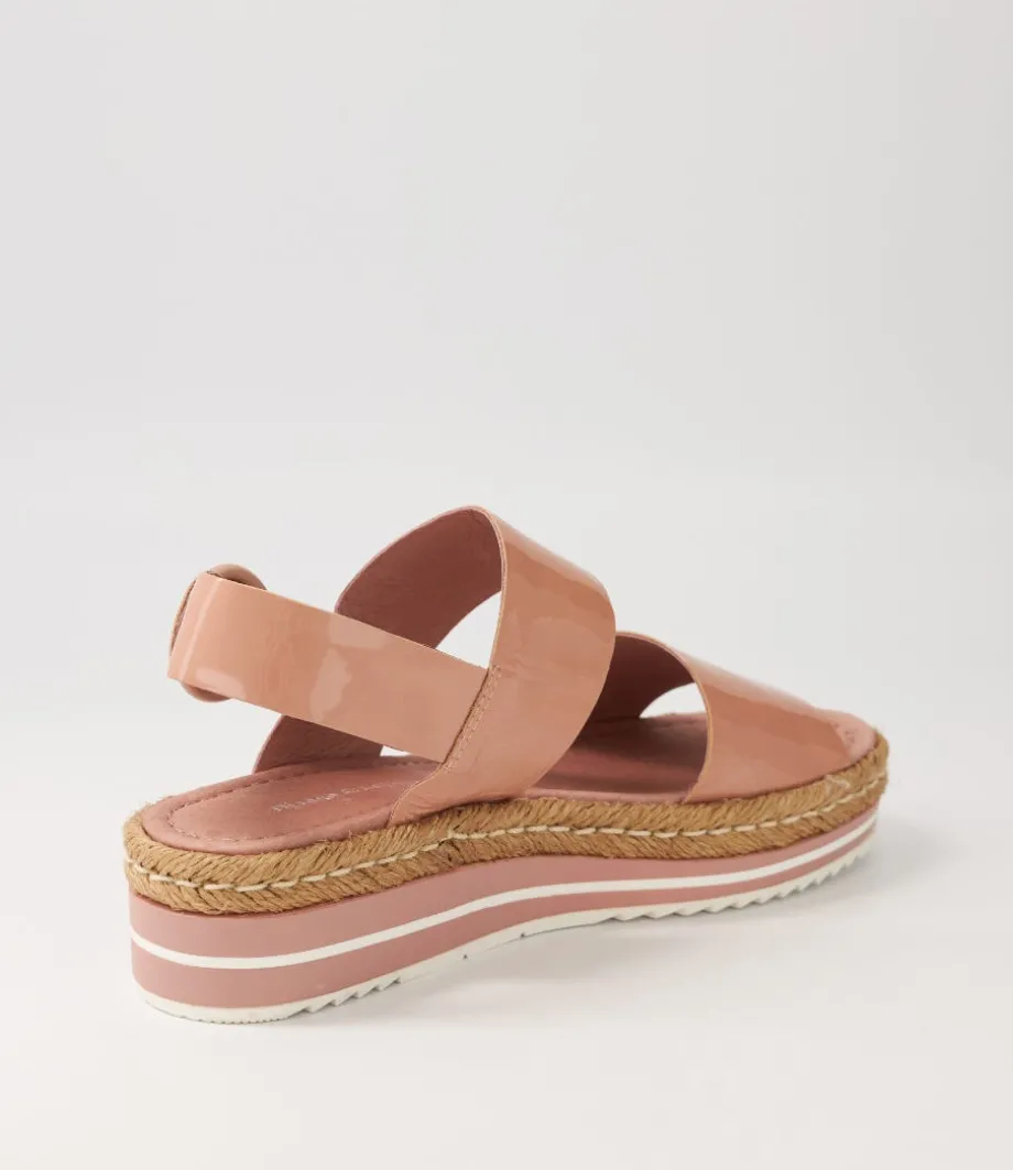 Atha Mushroom Patent Leather Espadrilles