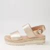 Atha Platino Leather Espadrilles