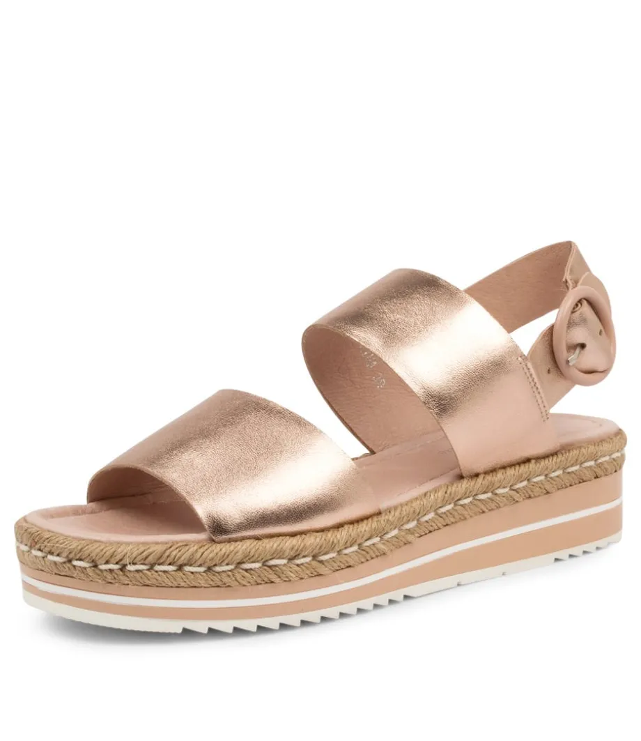 Atha Rose Gold Leather
