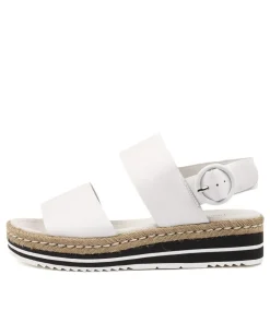 Atha White Leather