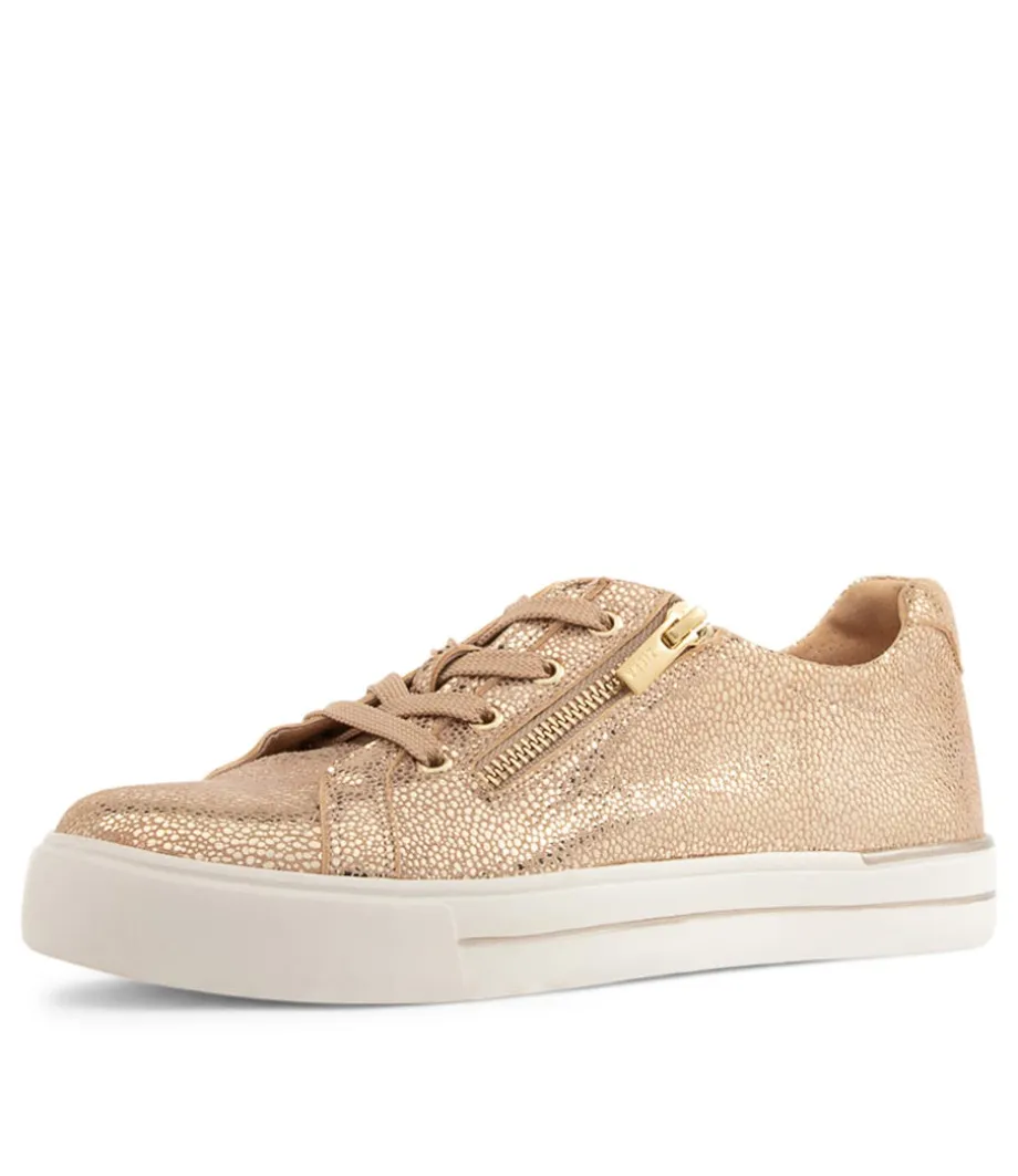 Audry W Champagne Speckle Multi Sneakers