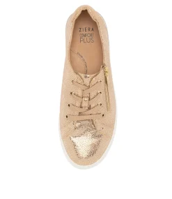 Audry W Champagne Speckle Multi Sneakers