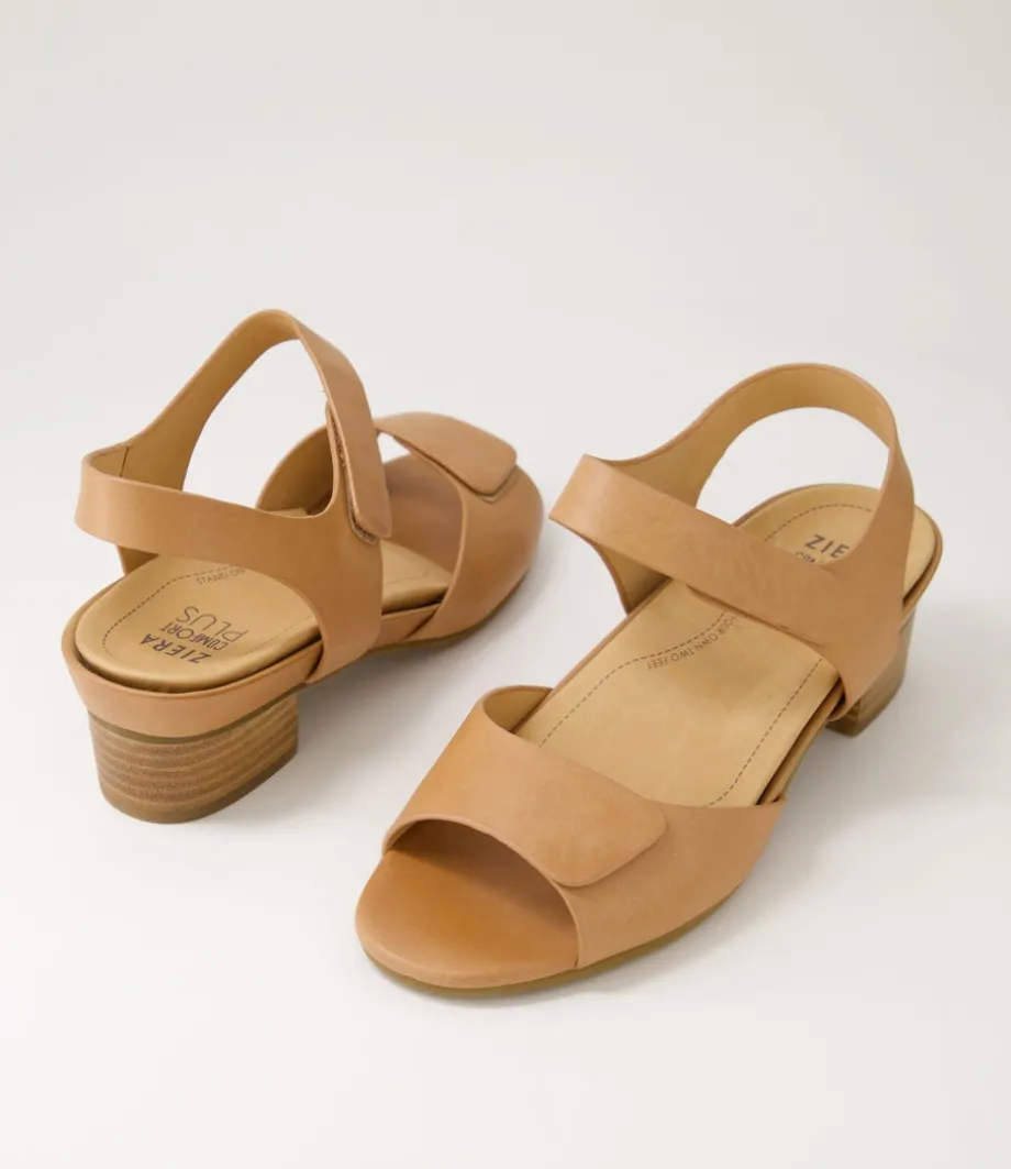 Ava Xw Cappuccino Leather Sandals
