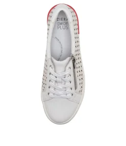 Ayleen W White Leather
