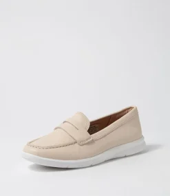 Ayva Washable Penny Vanilla Leather Loafers