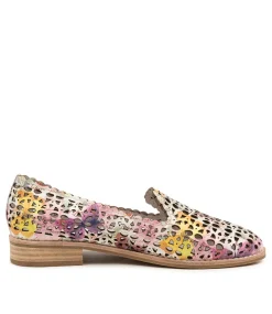 Ayvler White Multi Lea